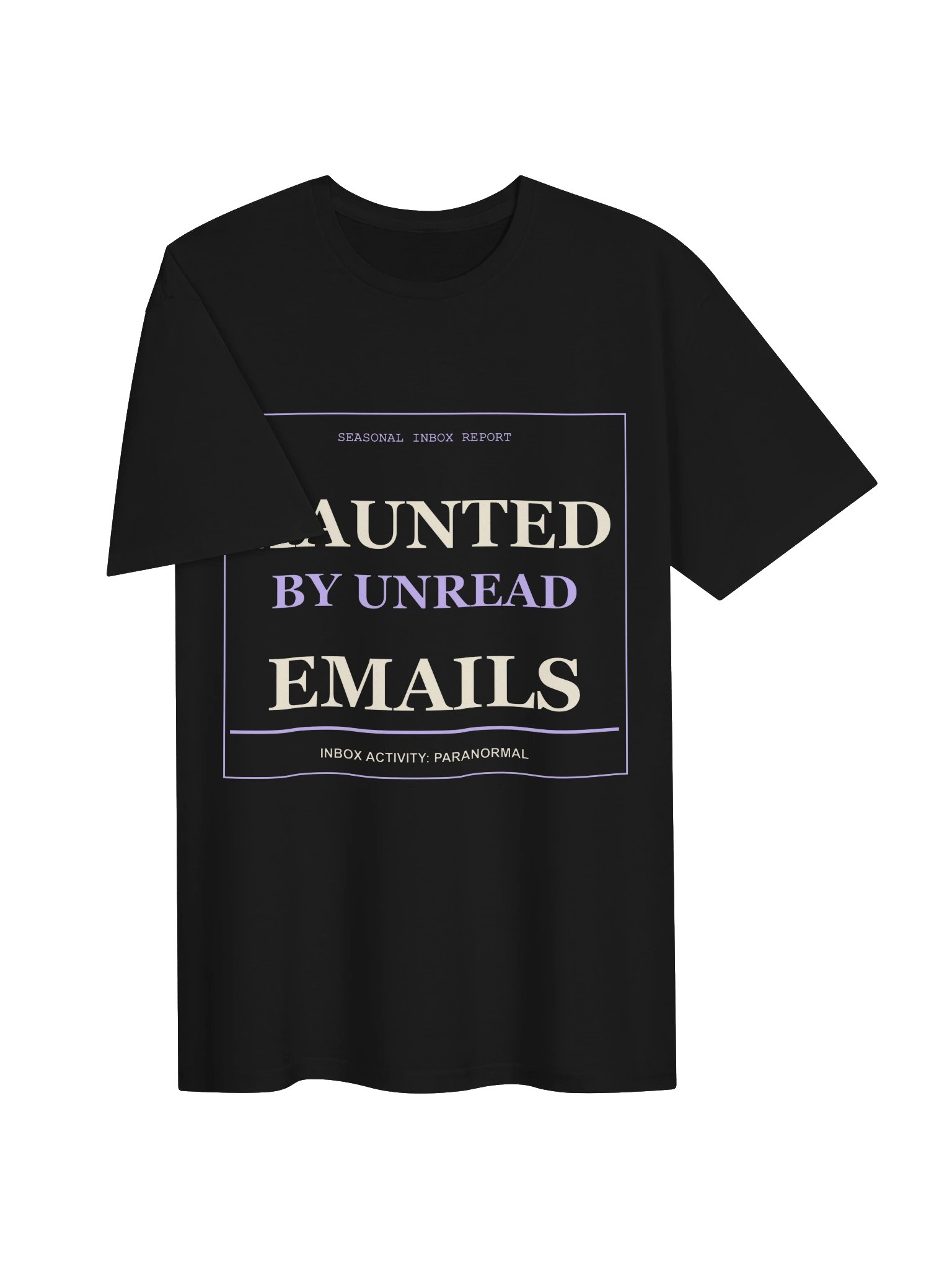 Funny Halloween Work Shirt — Haunted by Unread Emails product image (3)