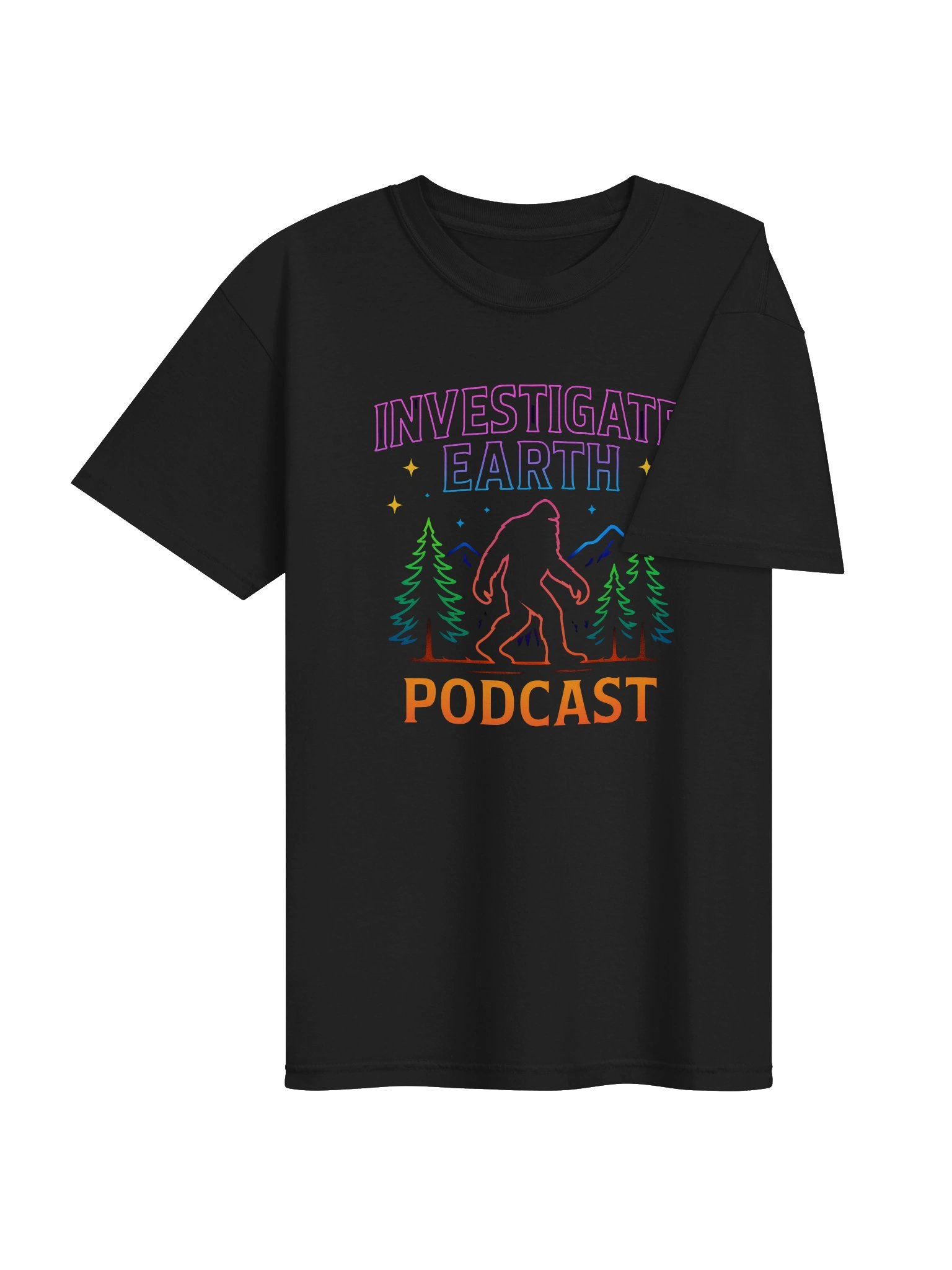 Neon Bigfoot Forest T-Shirt product image (4)