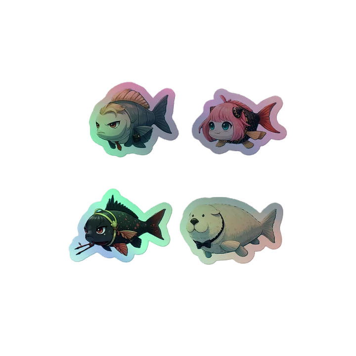 spy x school Holographic Sticker Set product image (2)
