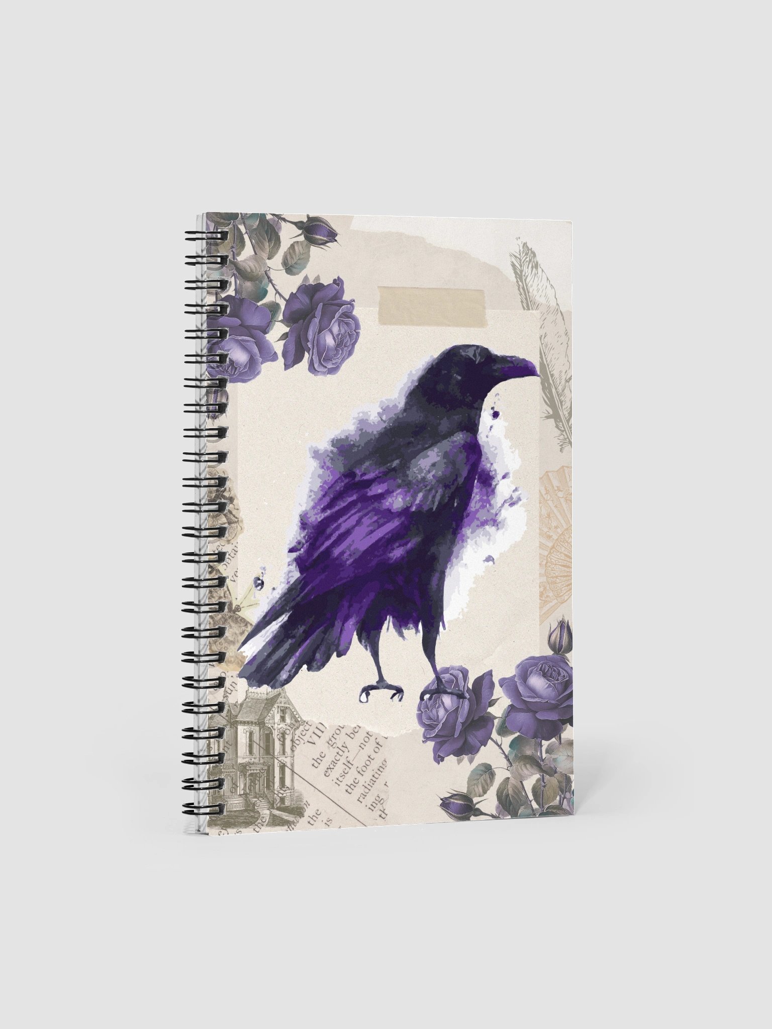 Vintage Mixed-Media Spiral Notebook product image (1)