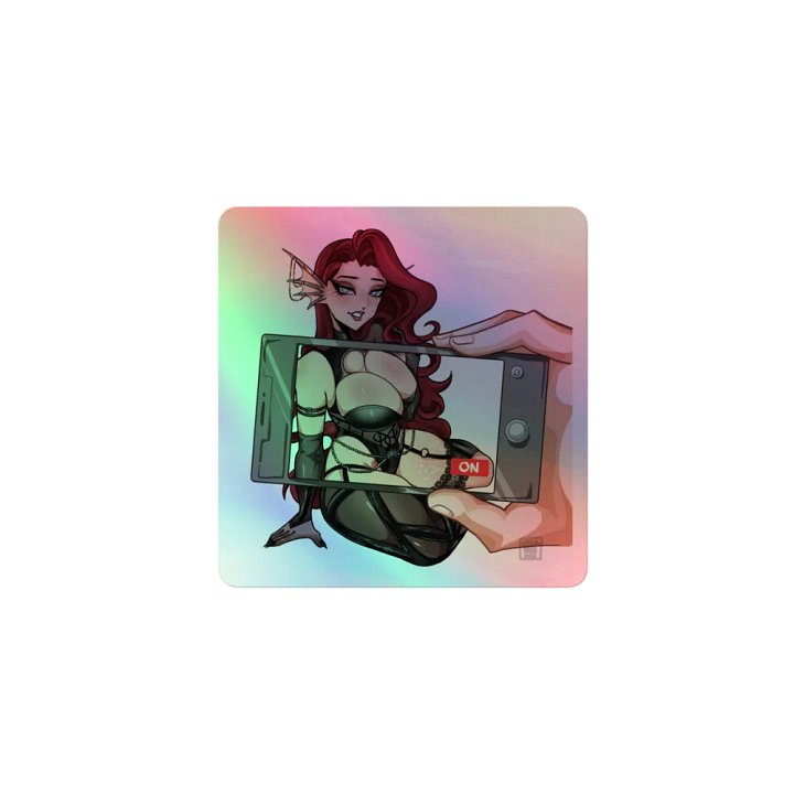 Deadly Pinup Camera Holo Sticker product image (1)