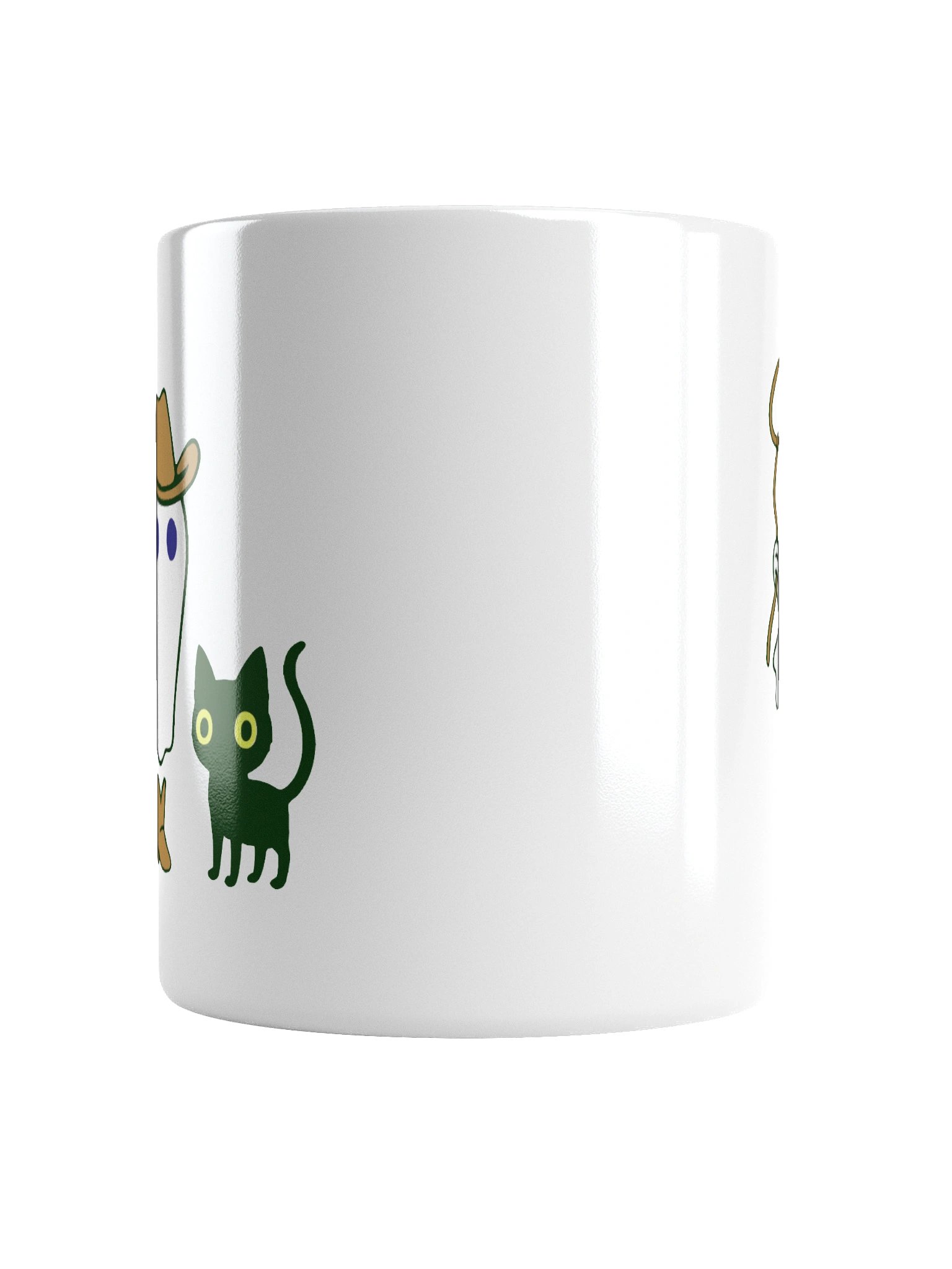 Ghostly Cowboy and Black Cat Mug product image (17)