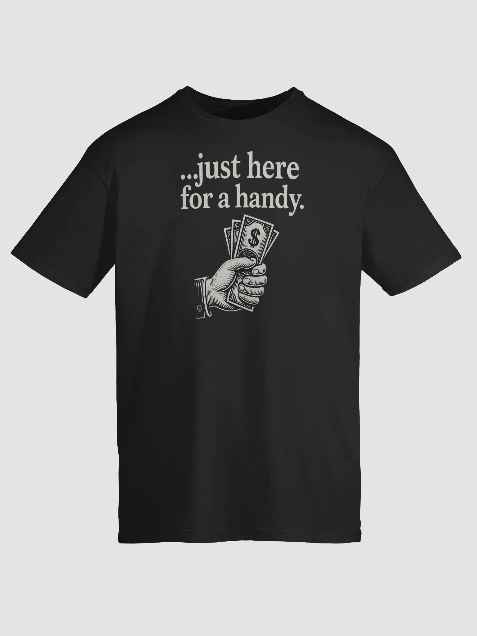 Just Here for a Handy Premium Mens T-Shirt product image (9)