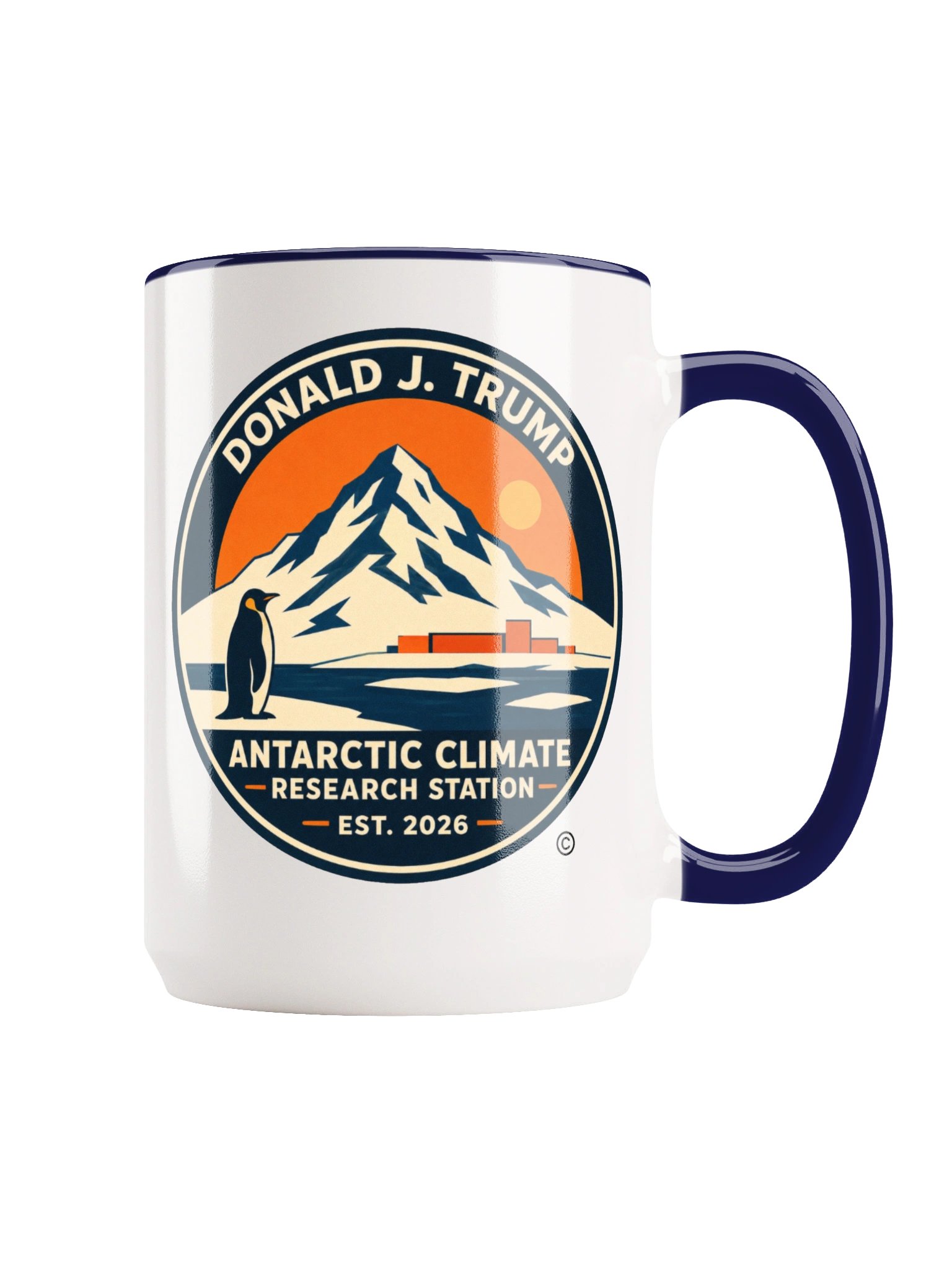 Official 15 oz Souvenir Mug - Donald J. Trump Antarctic Climate Research Station product image (1)