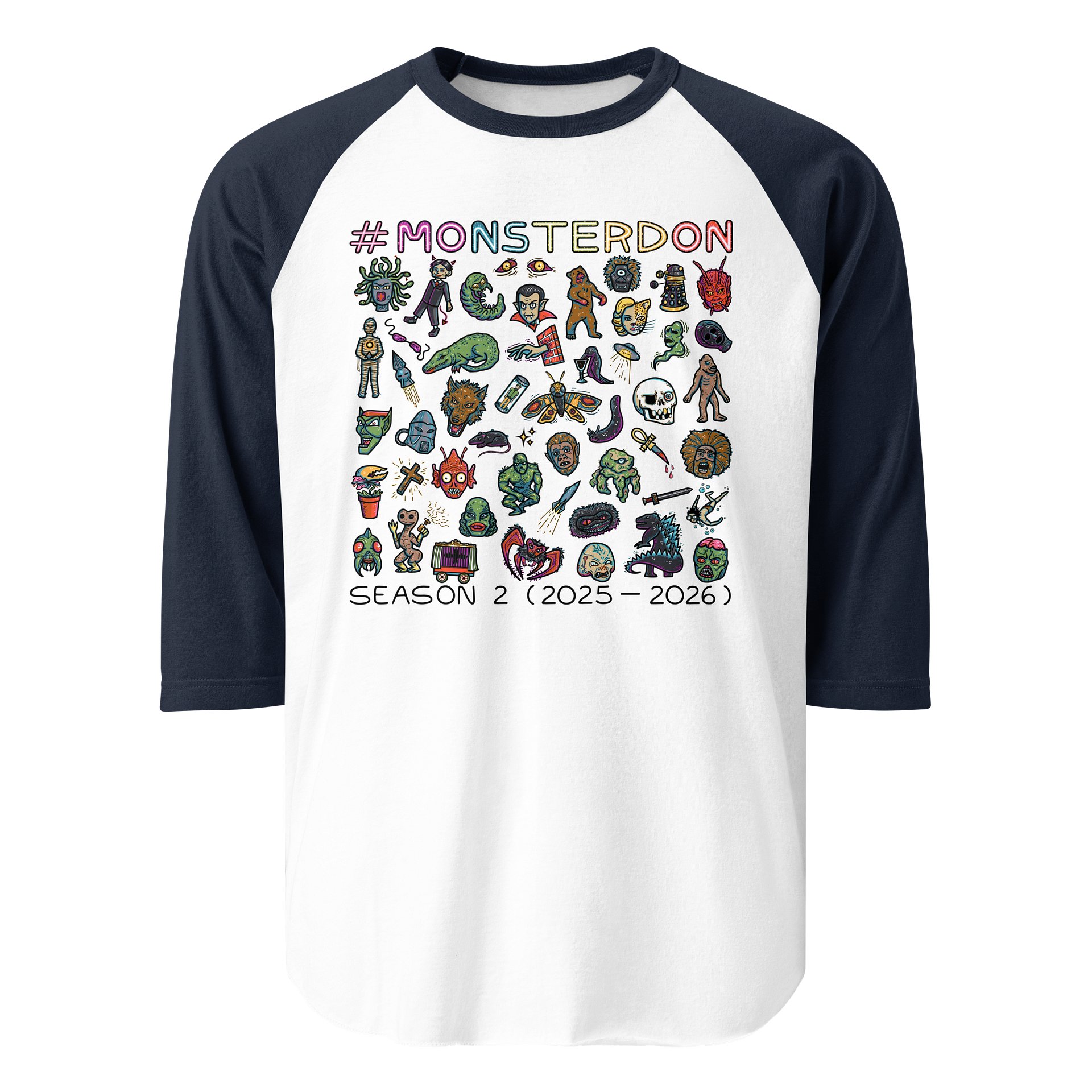 Monsterdon Raglan Long-Sleeve T-Shirt (Light) product image (16)