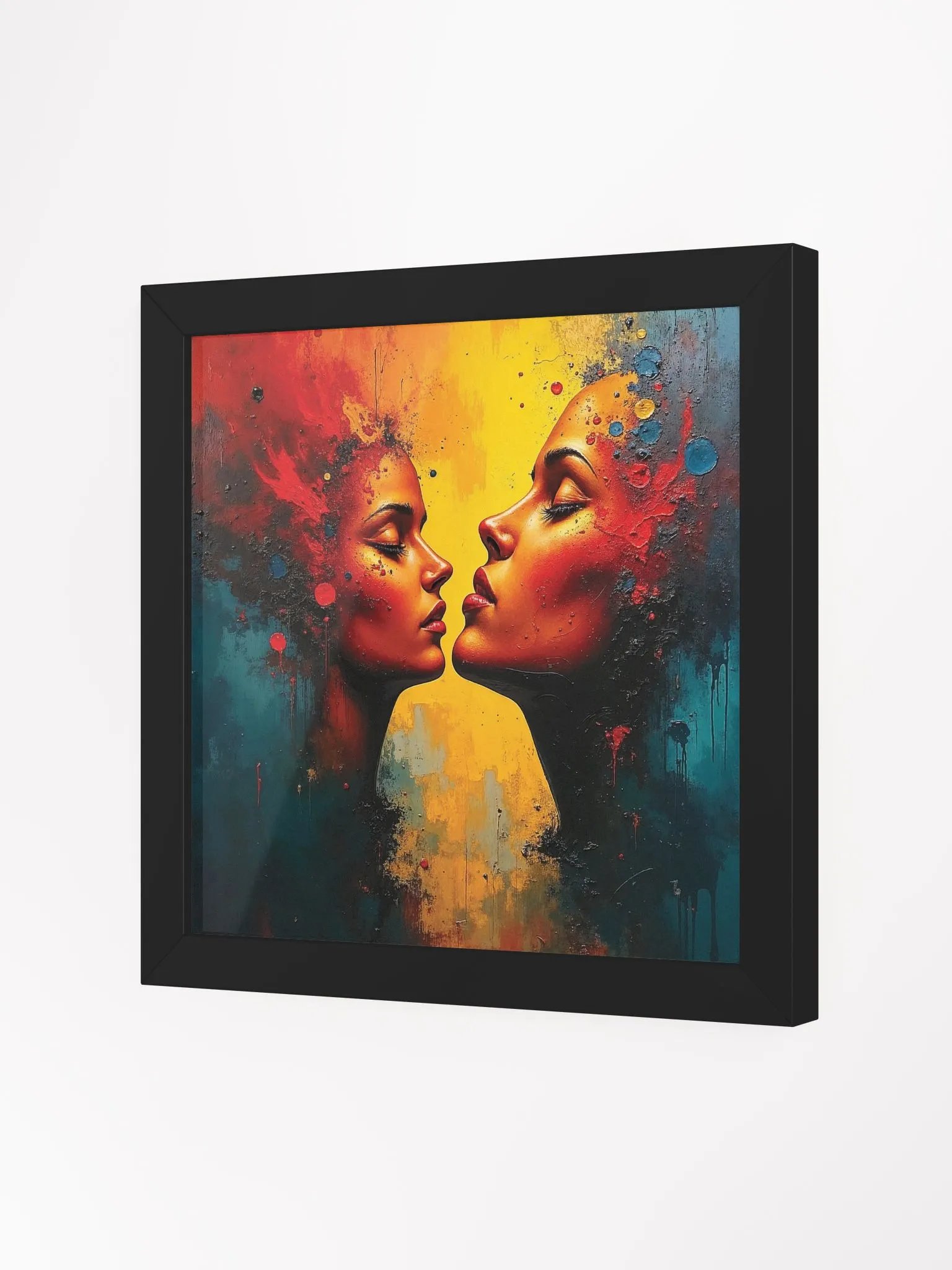 Fiery Encounter Framed Print product image (16)