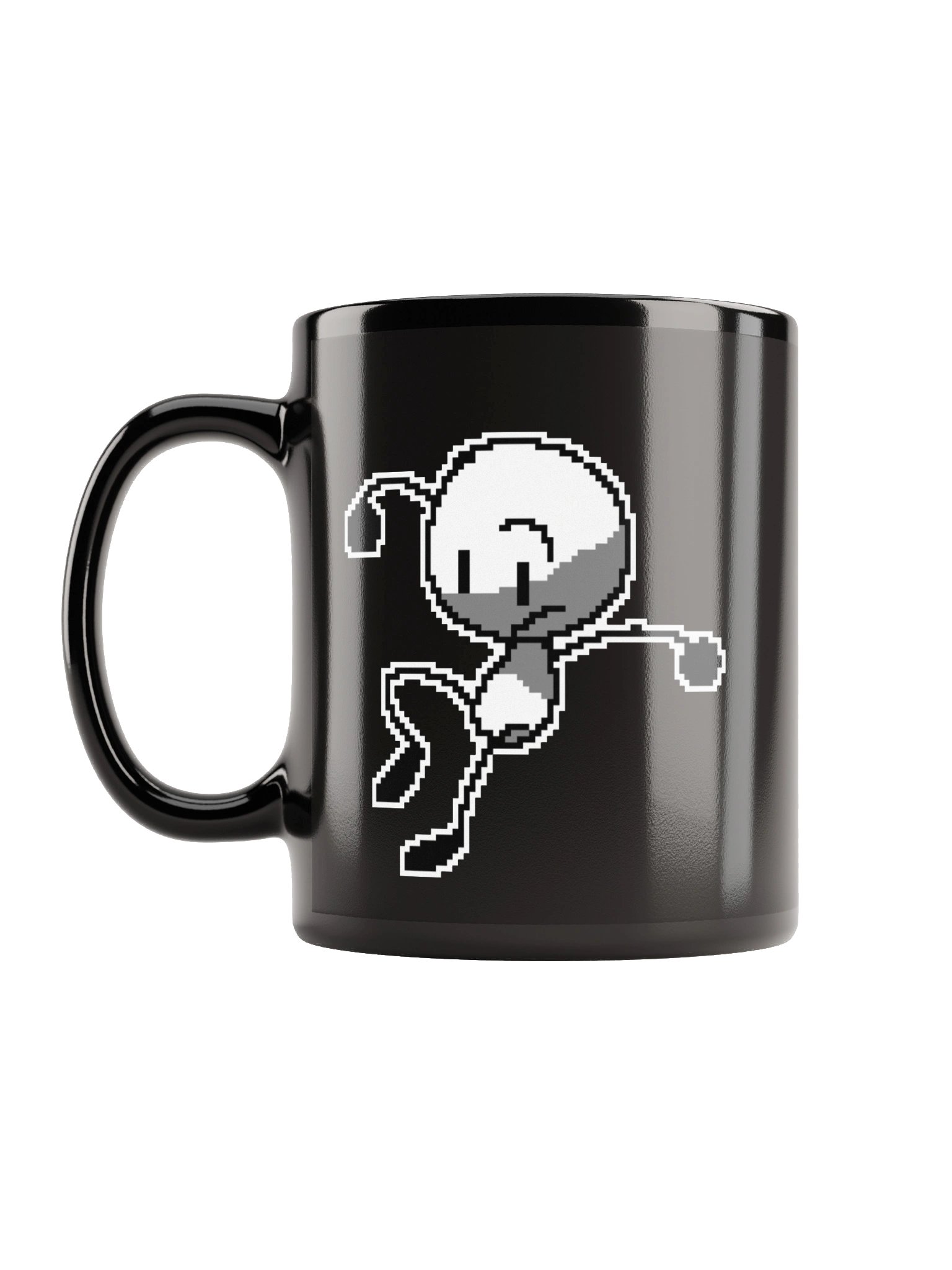 Pixel-Art Verzee Black Mug product image (12)