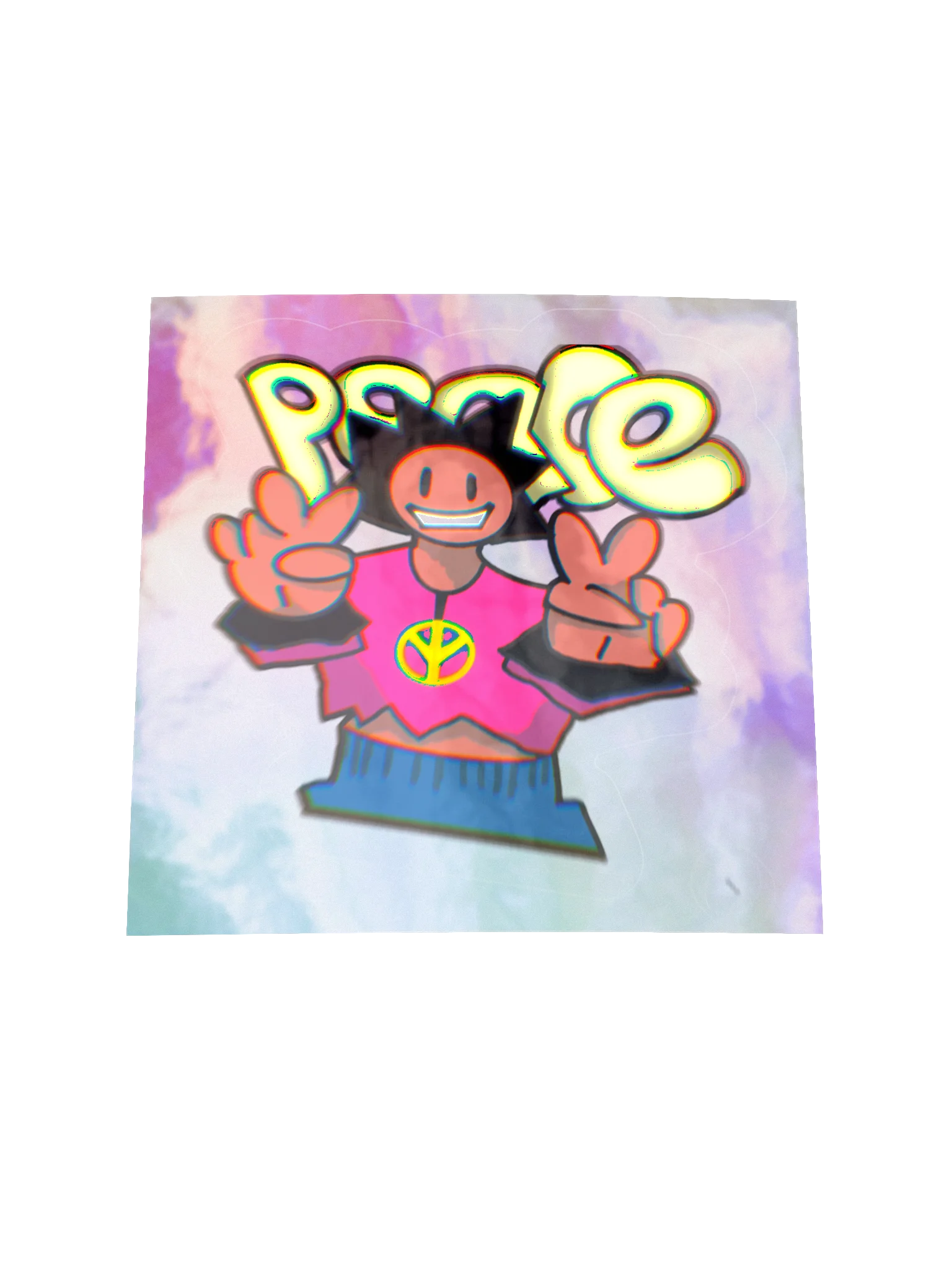 WRLD P34C3 Holo-Sticker product image (1)