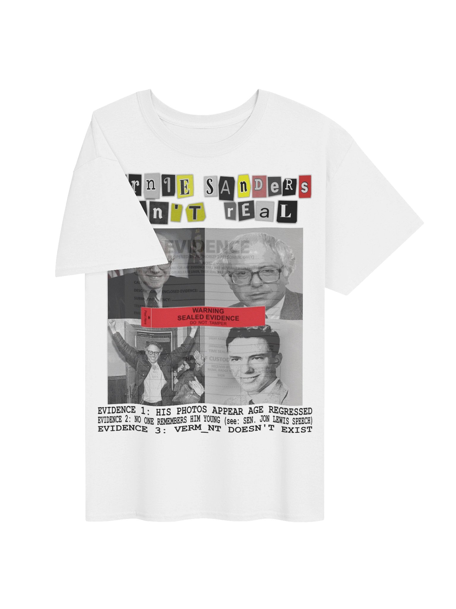 HE ISN'T REAL! (white) — T-SHIRT product image (3)