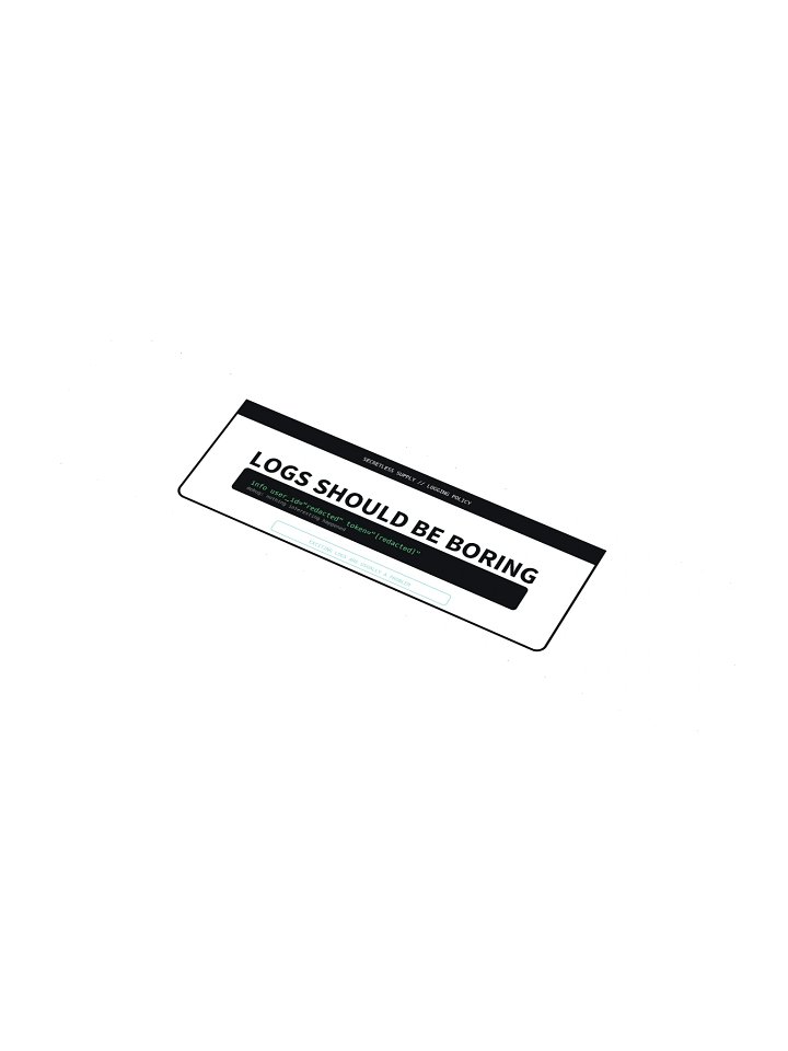 Logs Should Be Boring Sticker product image (1)