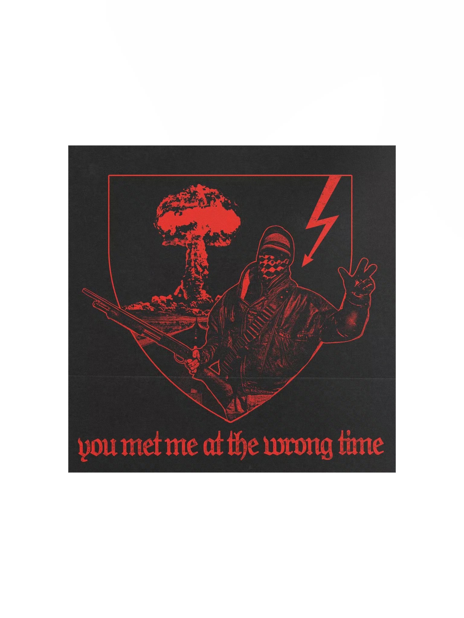 "WRONG TIMING" POSTER RED product image (3)