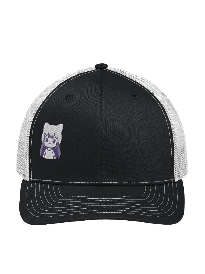 Kawaii Cat Girl Embroidered Trucker Cap product image (1)
