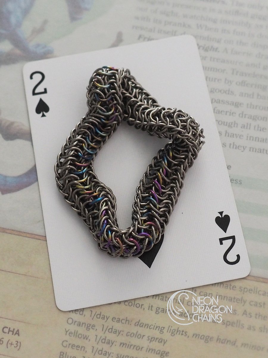 Mobius Fidget Toy / Rainbow Titanium product image (3)