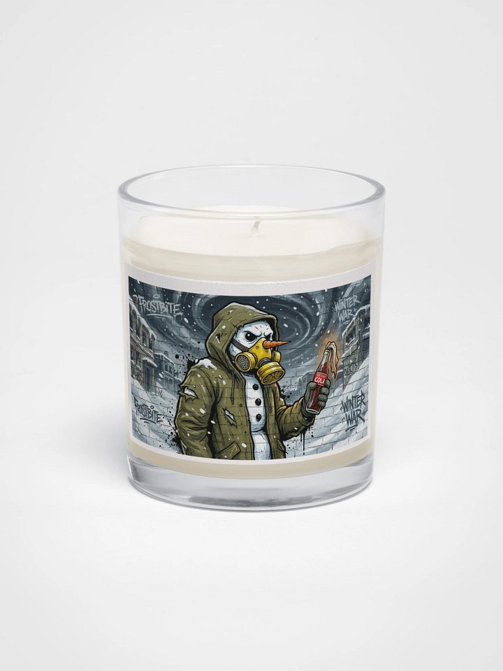 Frostbite Graffiti Snowman Candle Jar product image (1)