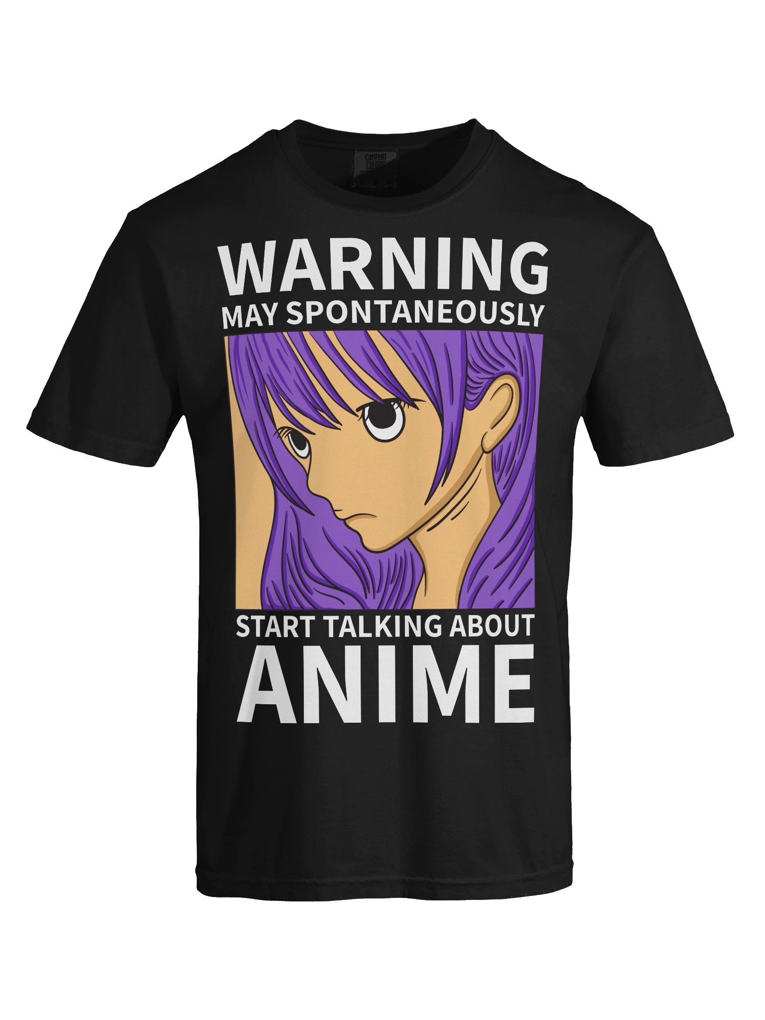 Warning: May Start Talking Anime Unisex T-Shirt product image (5)