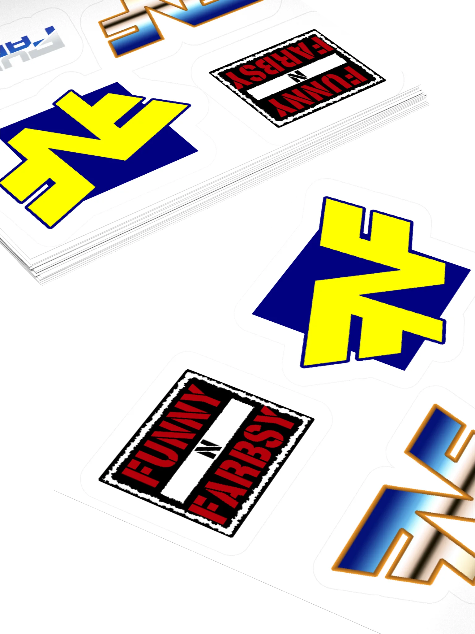 Titans of Wrestling Themed Kiss Cut Sticker Set product image (10)