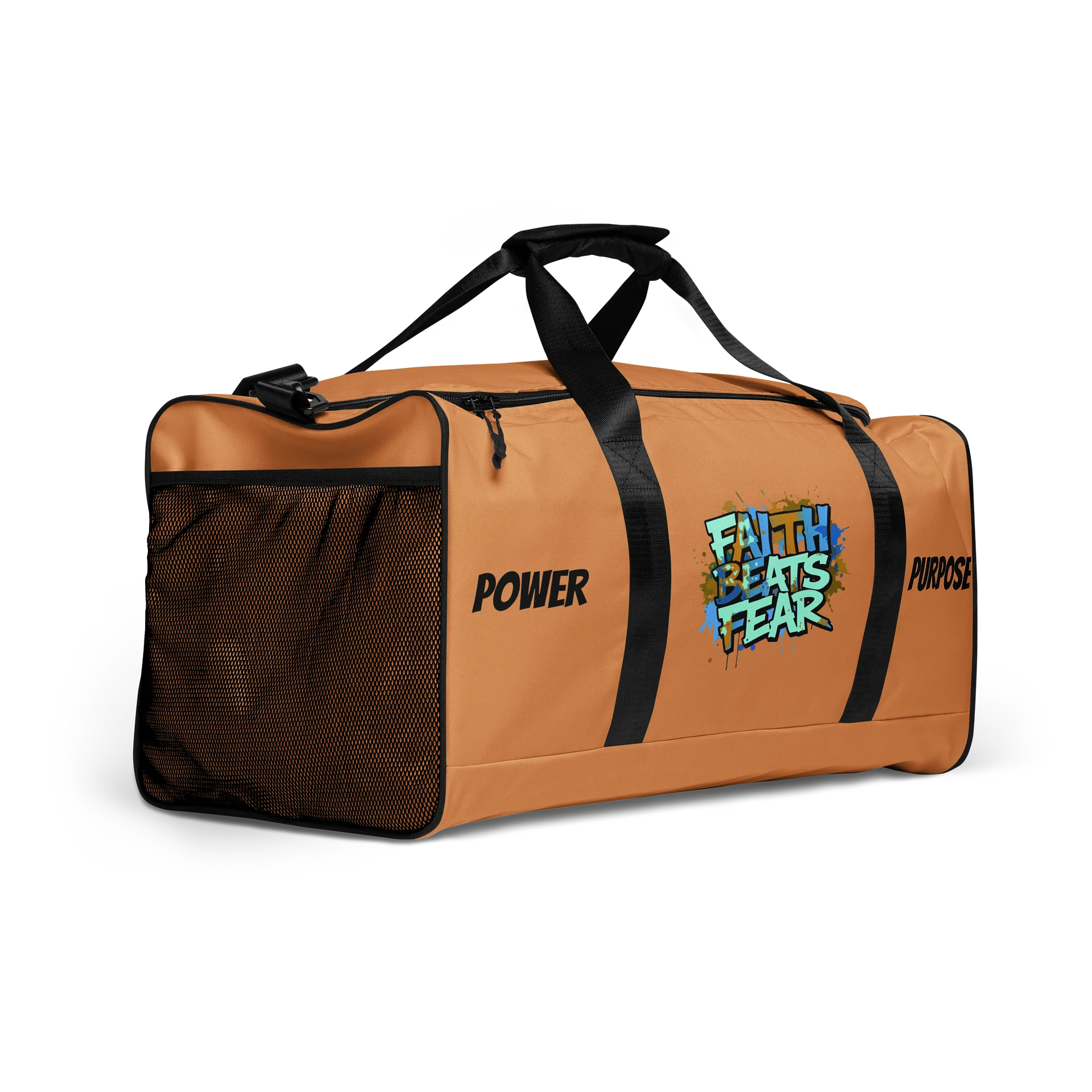 Faith Beats Fear Duffle Bag product image (2)