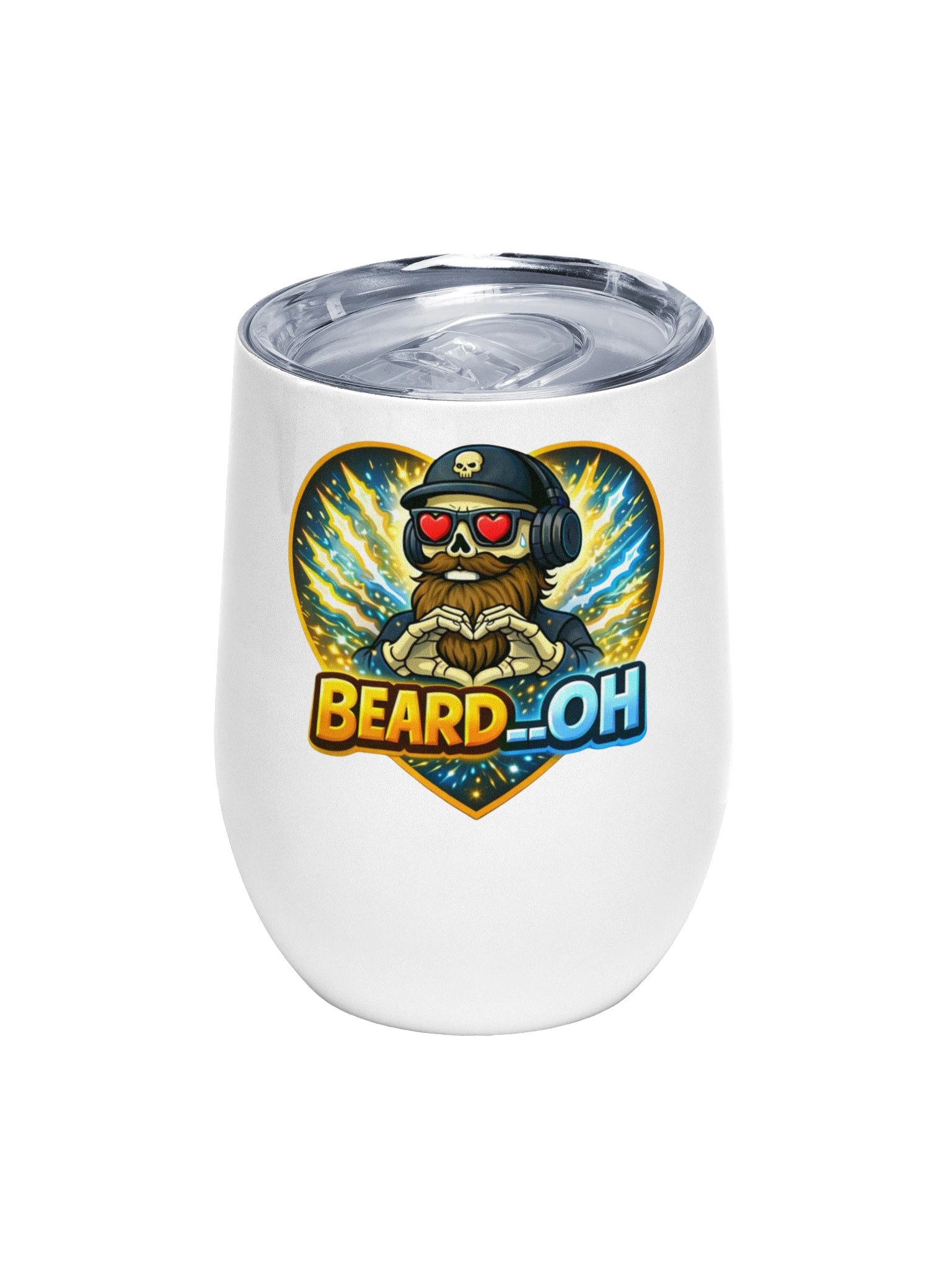 Beard__Oh Wine Tumbler product image (1)