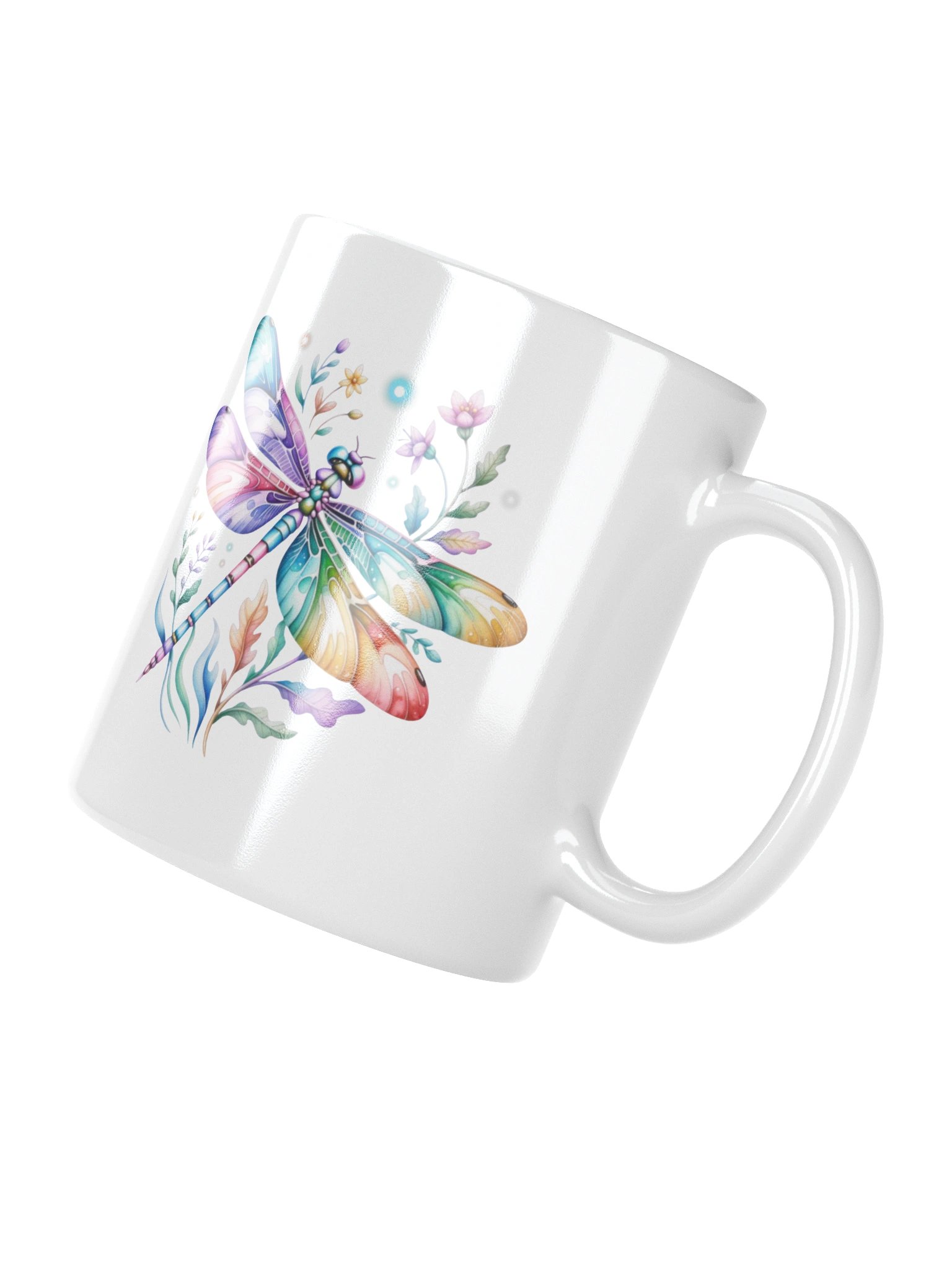 Rainbow Dragonfly Glow Coffee Mug product image (11)