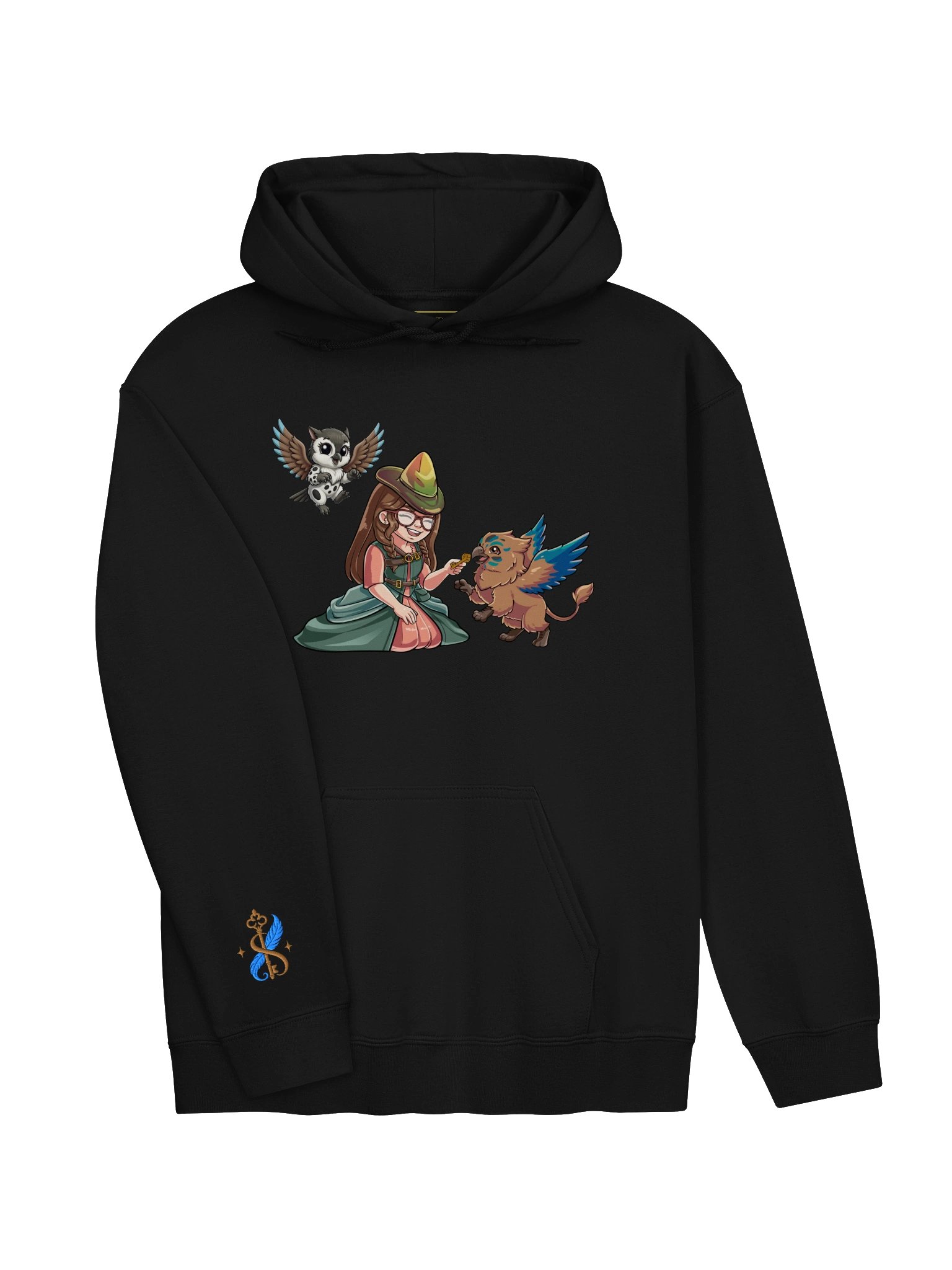 A Key to Carry, A Dream to Chase | Meabh & Her Gryphons Hoodie product image (13)