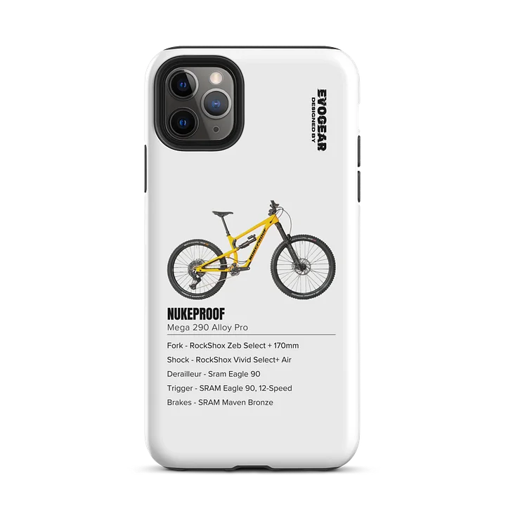 White Nukeproof Mega 290 Alloy Pro iPhone Case product image (51)