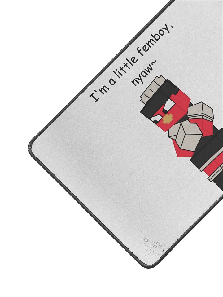 mousepad white product image (2)