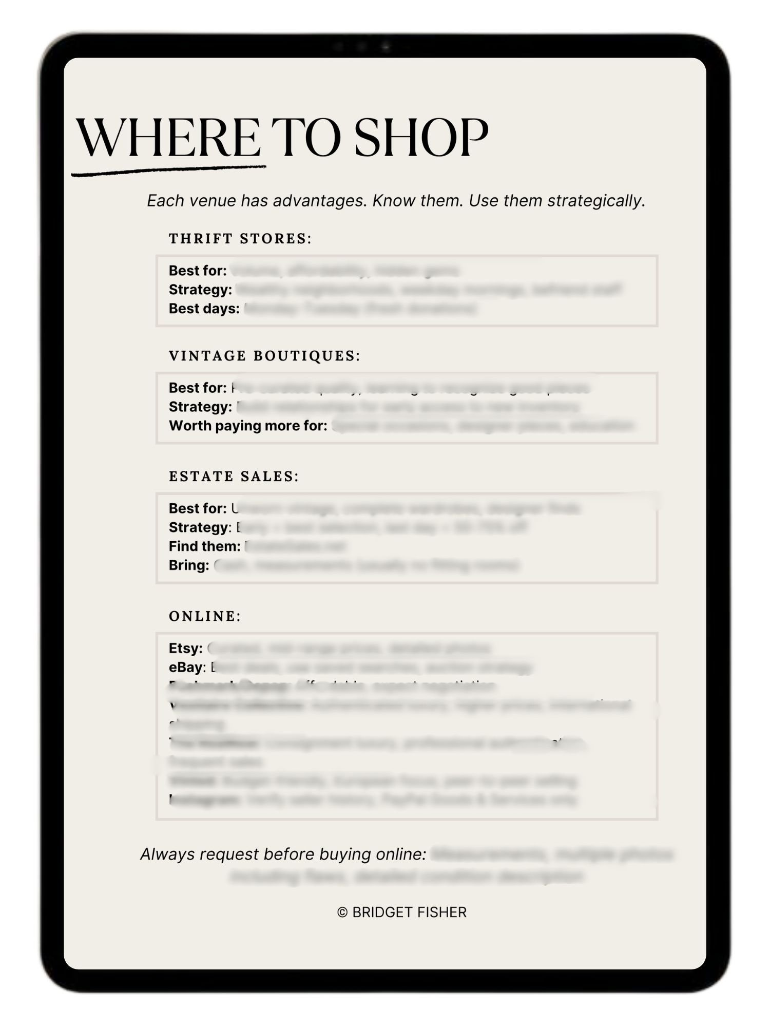The Vintage Shopping Codex product image (6)