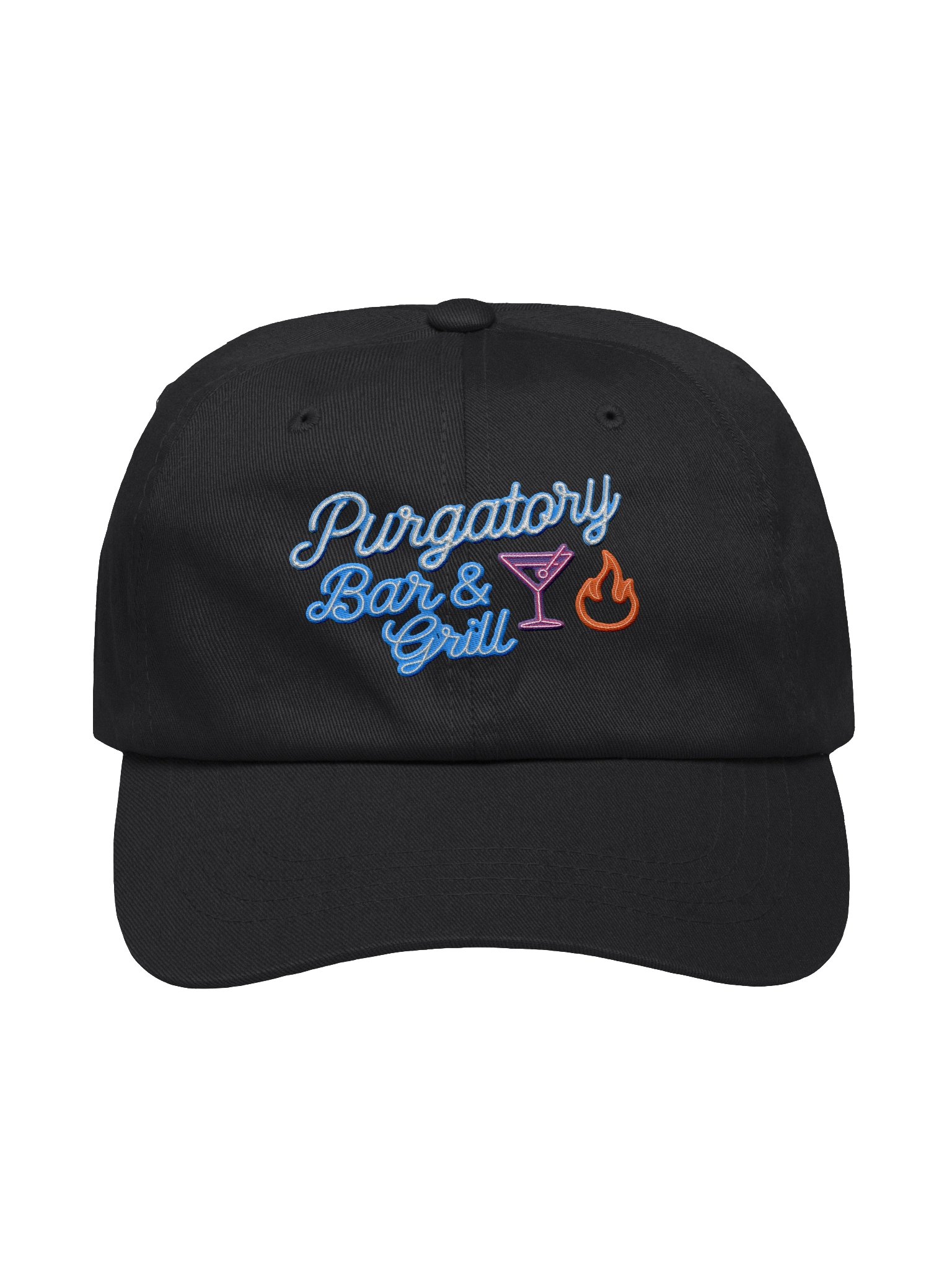 Purgatory Bar & Grill Neon Dad Hat product image (1)
