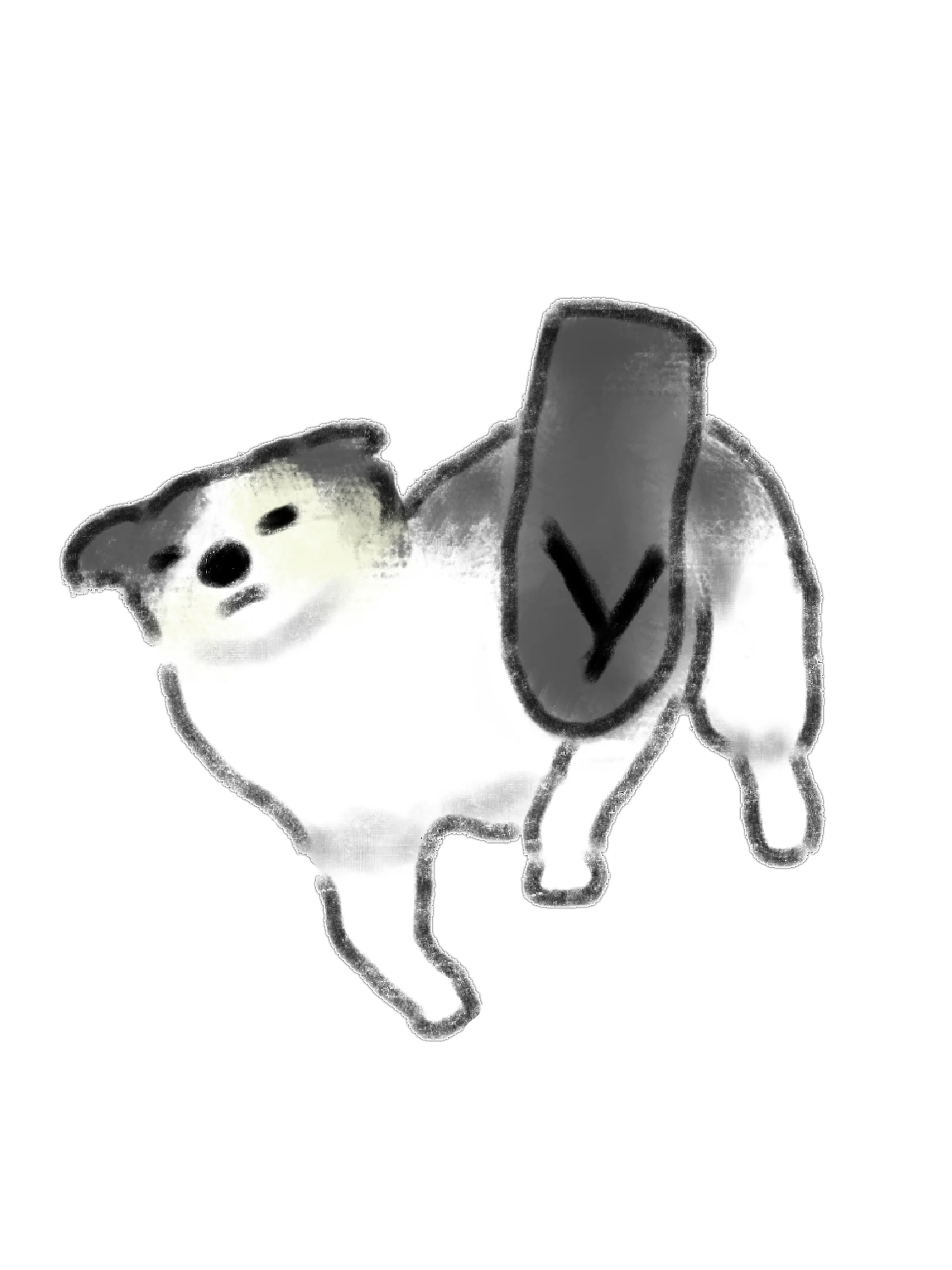 15 Cute Hand-Drawn Dog PNG Clipart Bundle product image (5)