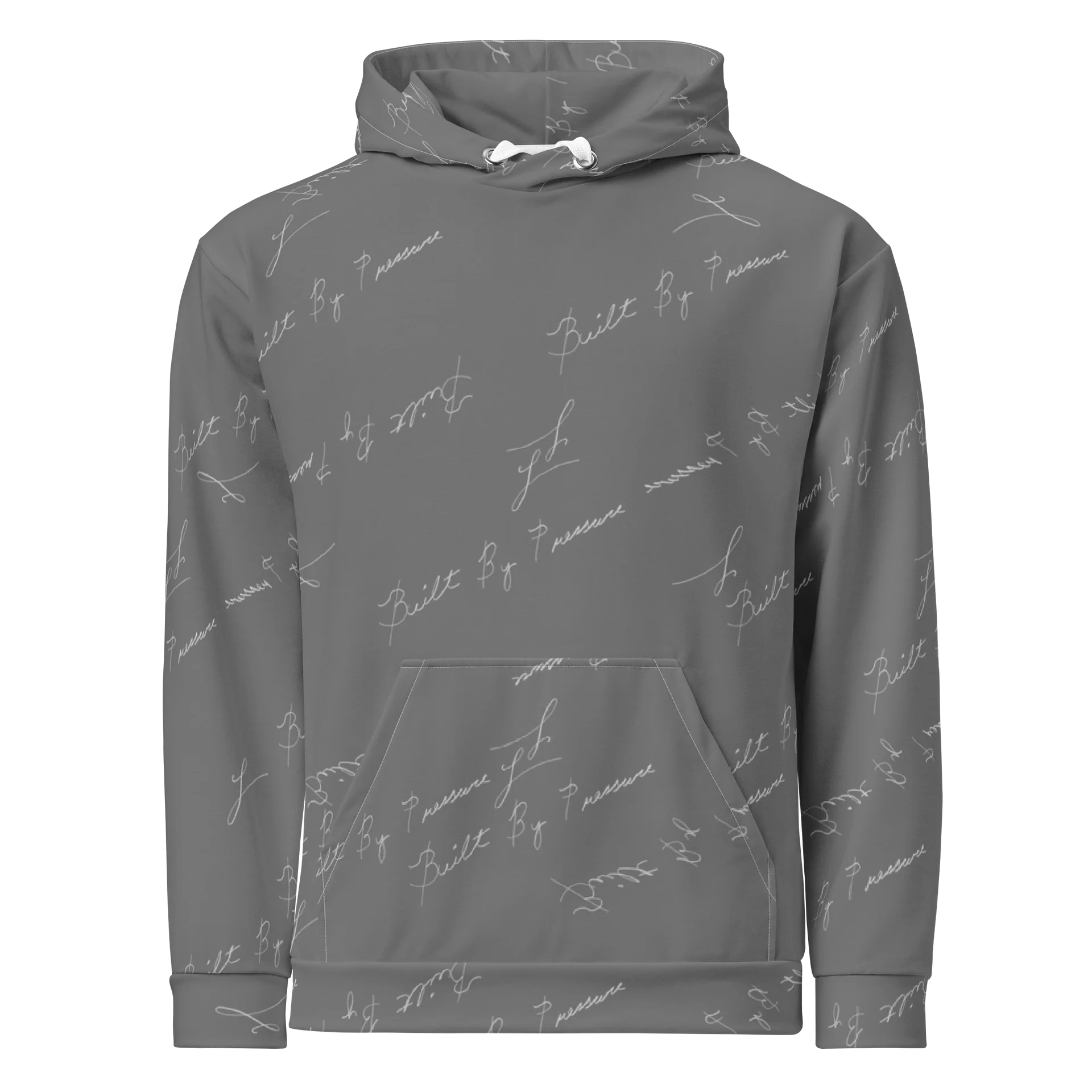 Built By Pressure Gun Metal Grey Hoodie product image (1)