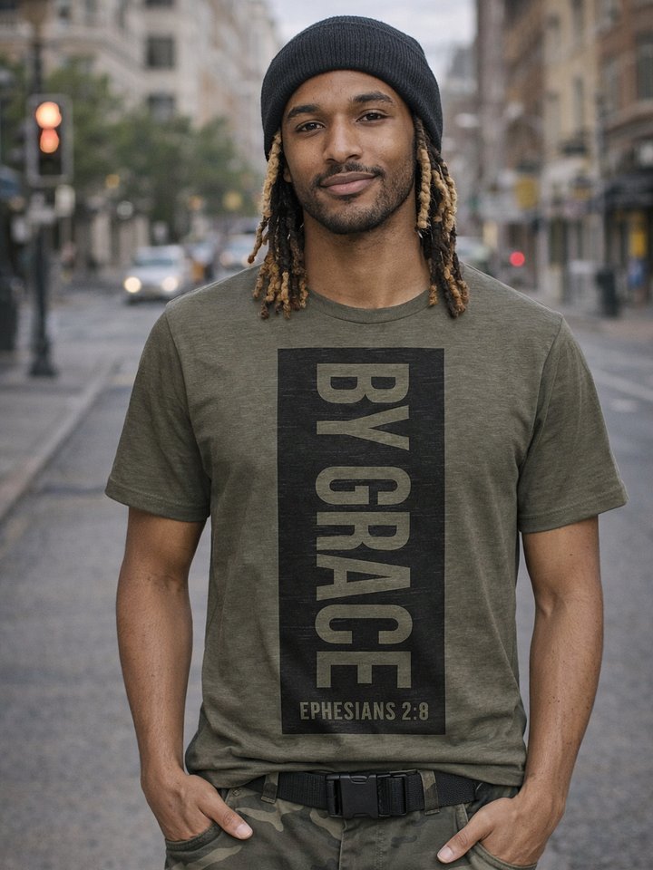 Ephesians 2:8 By Grace Tee product image (1)