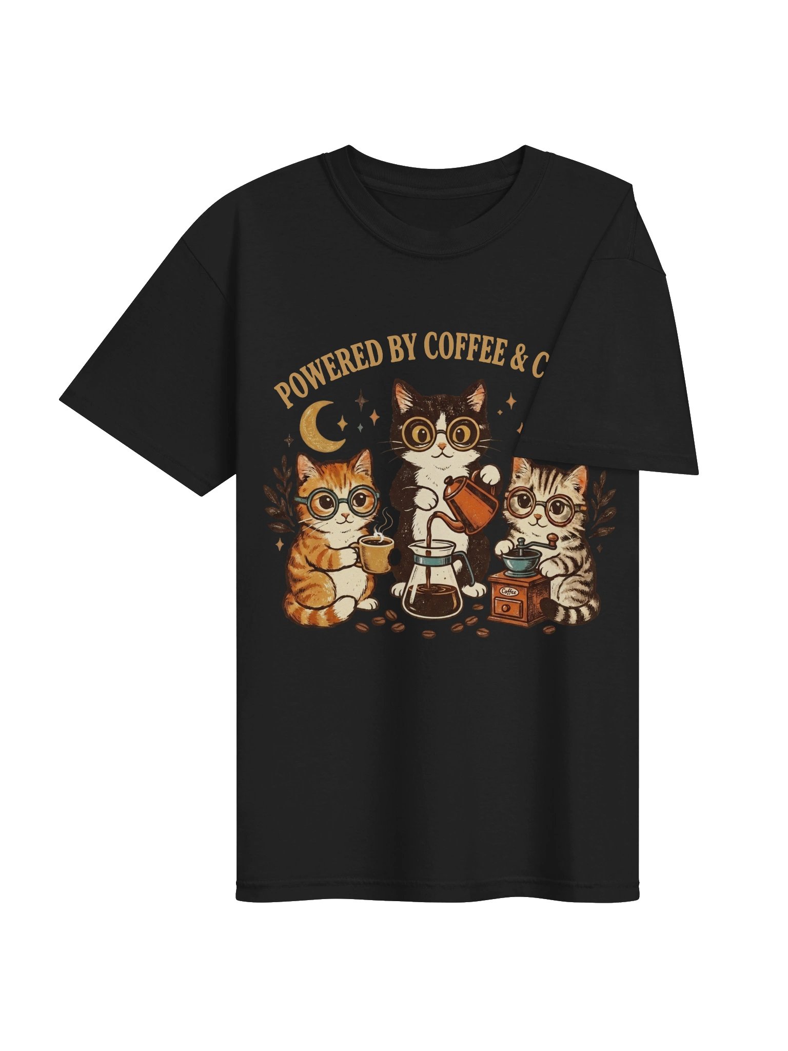 Coffee & Chaos Cats T-Shirt product image (4)