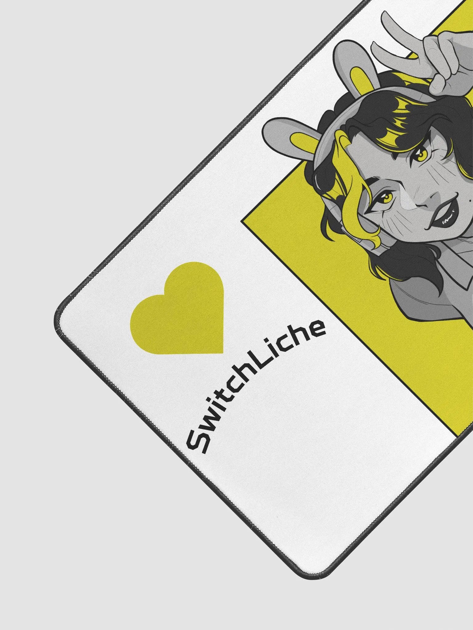 Bunny Swii Mousepad Yellow product image (1)