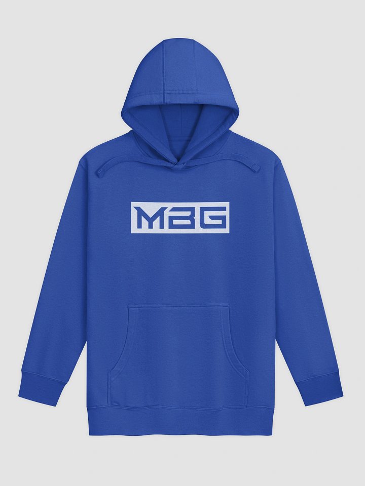 White MBG logo classic hoodie V.1 product image (1)