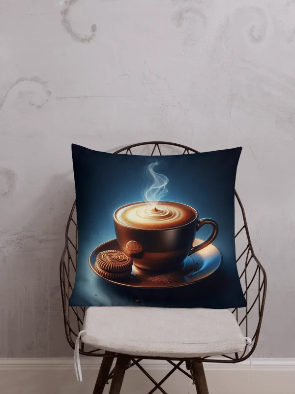 Coffee & Cookie Delight Pillow | Coffee fuels my brain. product image (1)