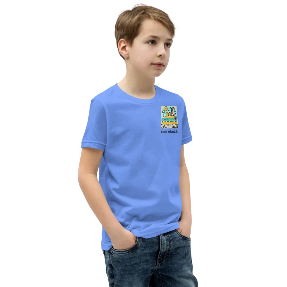 Baby Beach Adventure Youth T-Shirt - Block Island, RI product image (26)