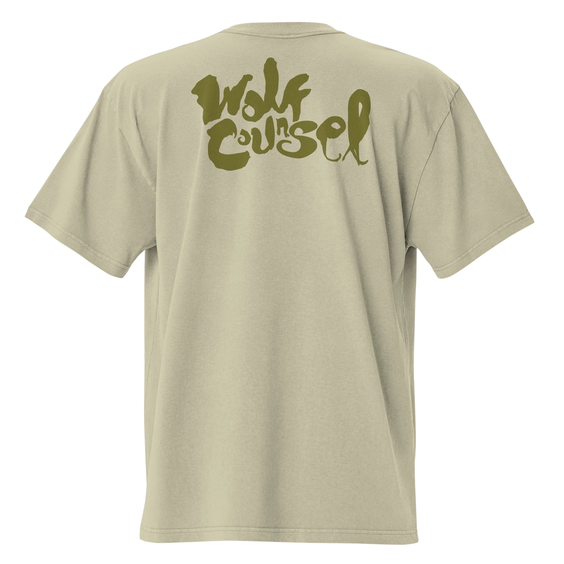 Wolf Counsel AS Colour Premium Oversized Faded T-Shirt (Front Patch) product image (2)