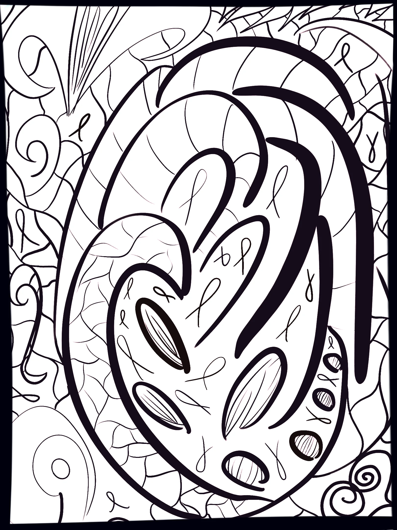 ~ Dragon EGG Coloring Page ~ product image (1)