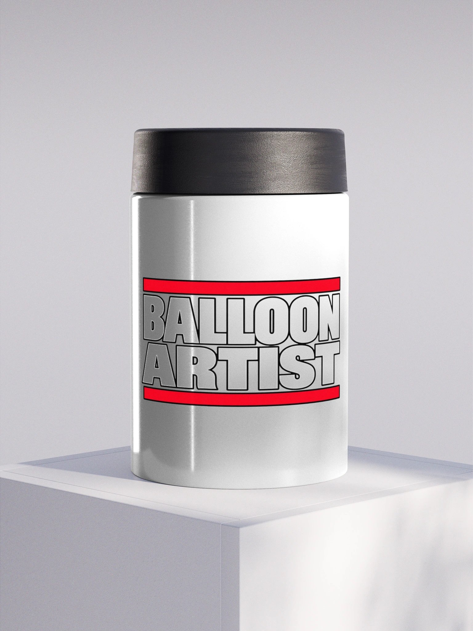 Balloon Artist Old School Stainless Steel Koozie product image (1)