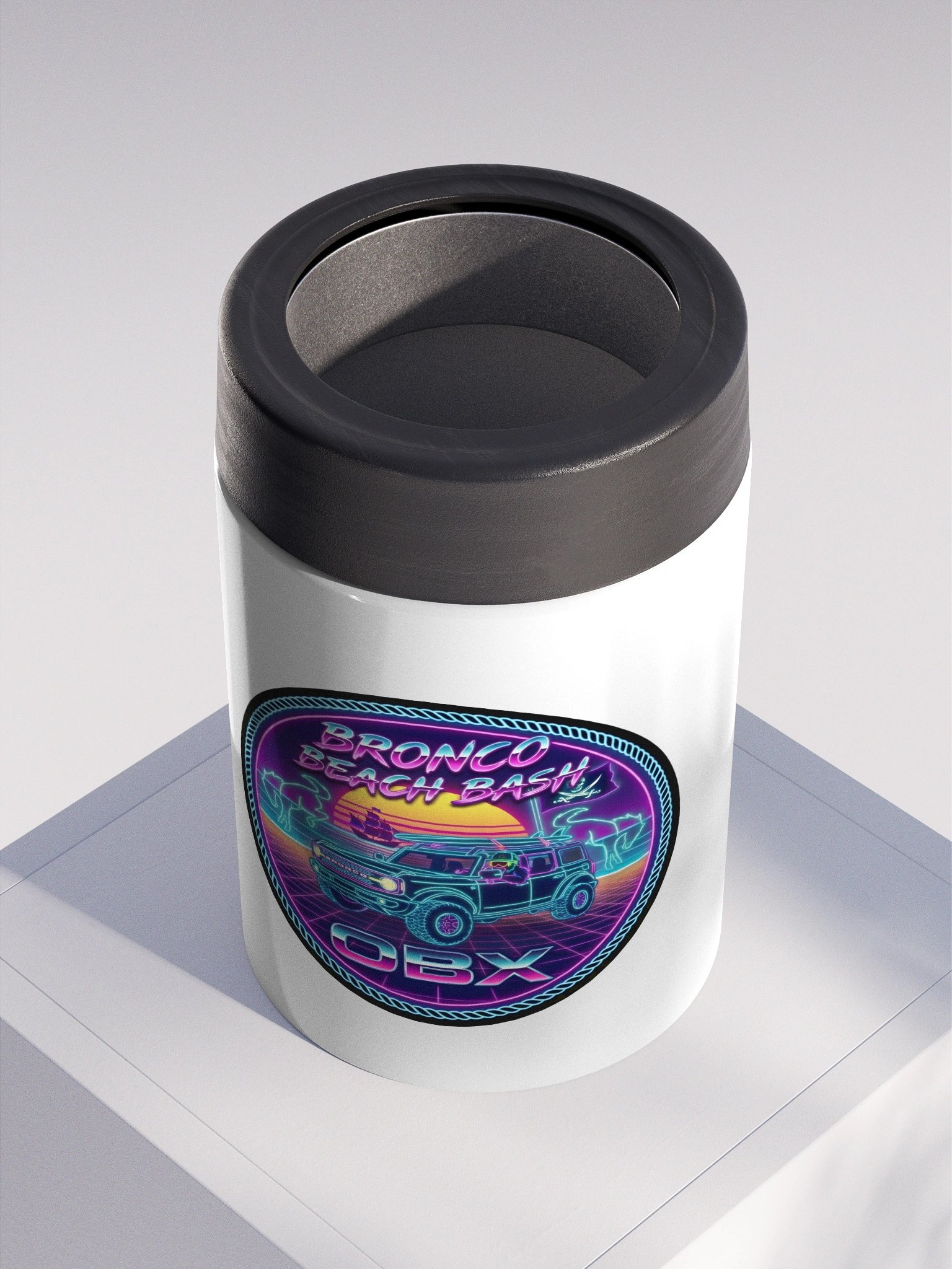 2026 Bronco Beach Bash OBX / Destination Bigfoot Bronco Collab | Stainless Coozie product image (2)
