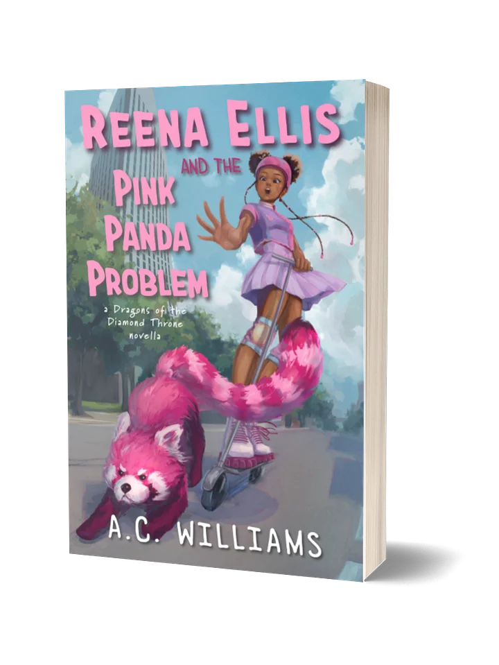 Reena Ellis and the Pink Panda Problem Signed Paperback [Mazzaroth: Dragons] product image (1)