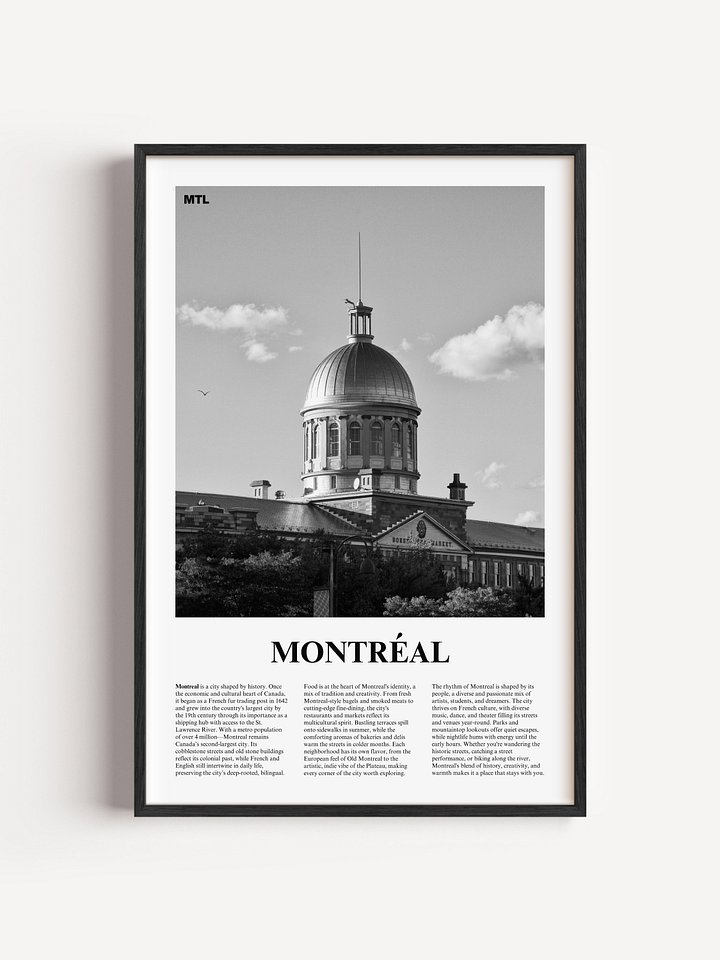 Montreal 03 Newspaper Poster product image (1)