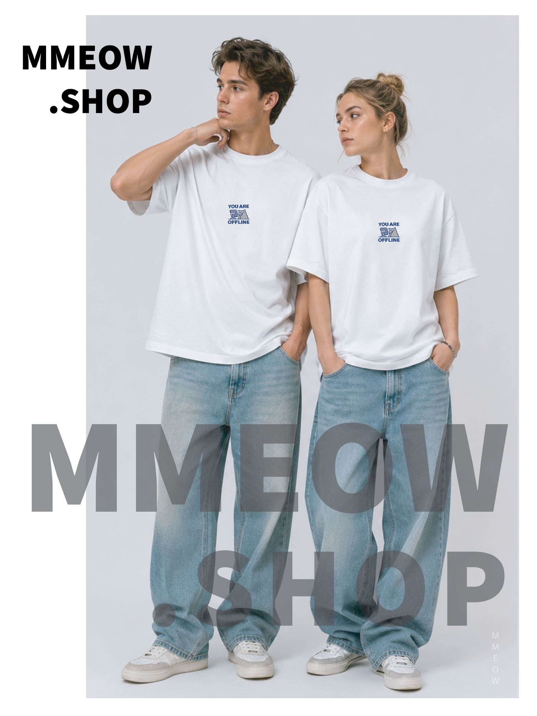 YOU ARE OFFLINE BOXY T - Shirt product image (27)