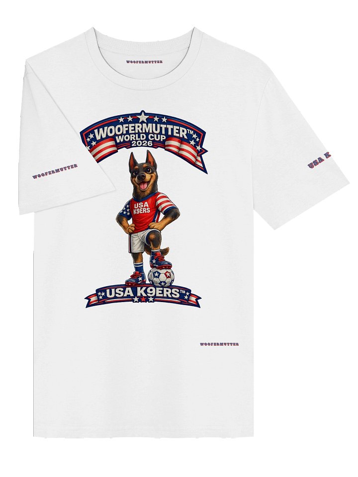 WOOFERMUTTER™ WORLD CUP USA K9ERS DOBERMAN product image (1)