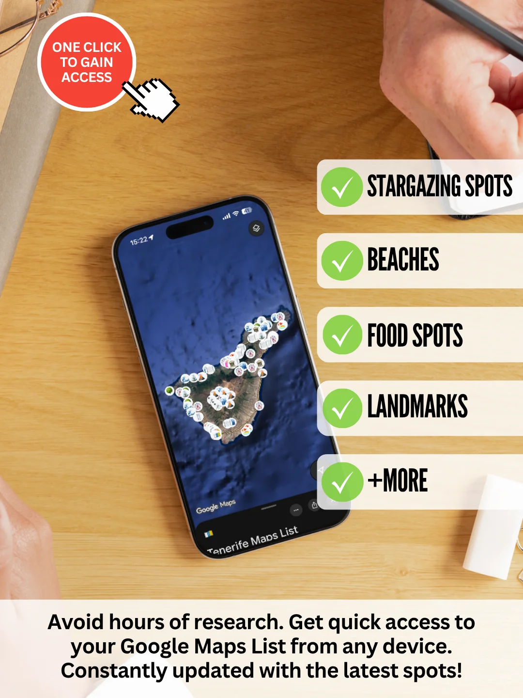 Tenerife Cheat Sheet + FREE Google Maps List (100+ LOCATIONS) product image (4)