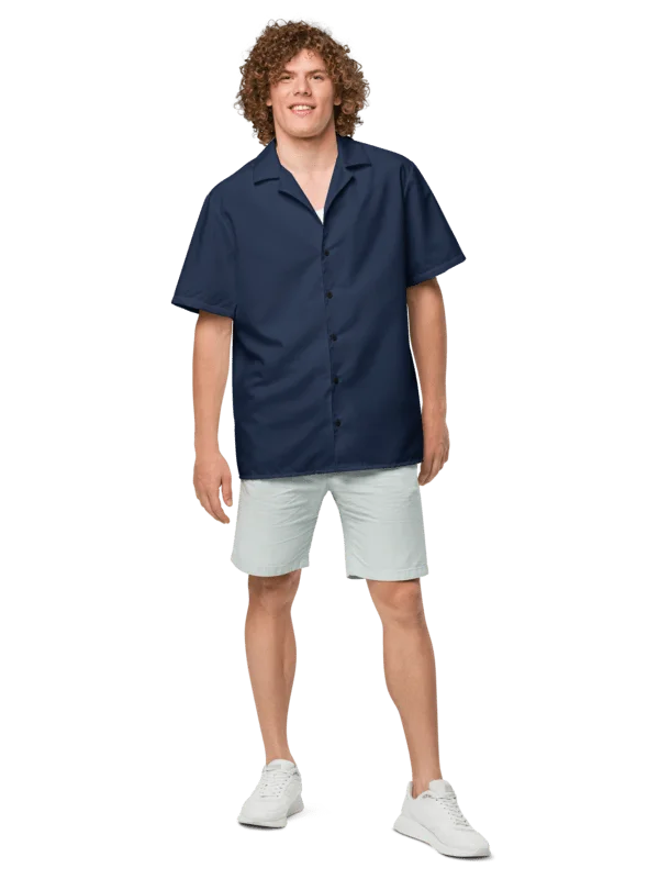 His House Aloha Shirt - Navy product image (1)