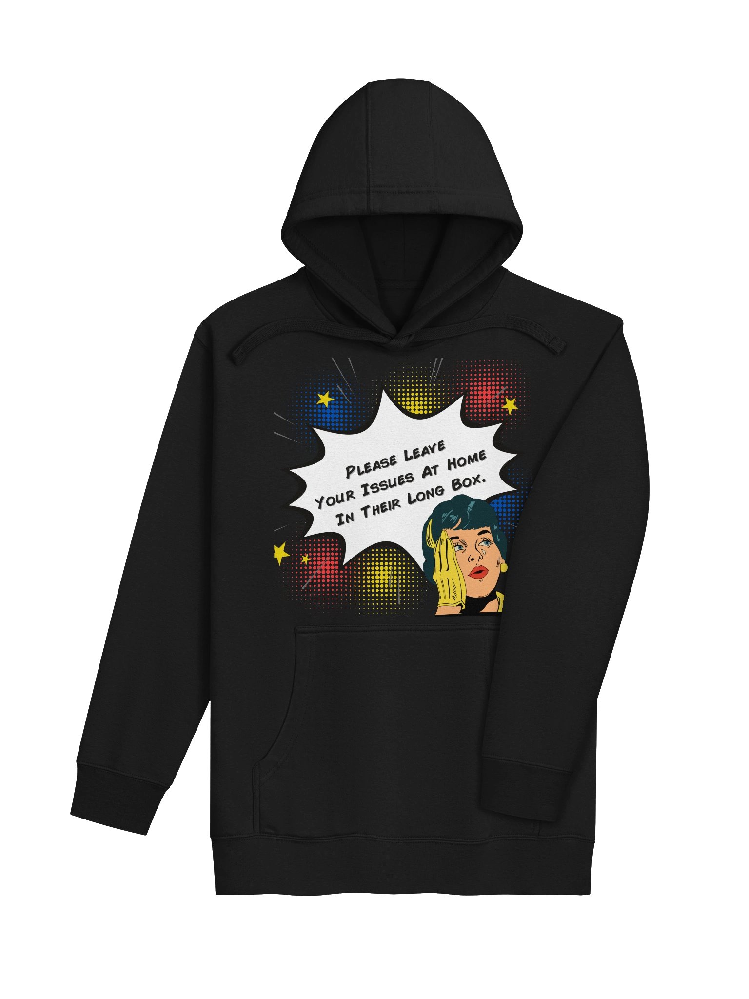 Please Leave Your Issues At Home In Their Long Box Hoodie product image (7)