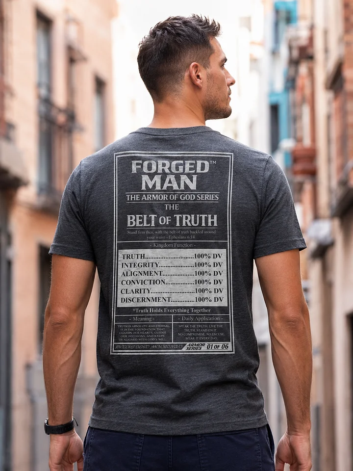 Forged Man™ — Belt of Truth Tee (01/06) - GREY product image (2)