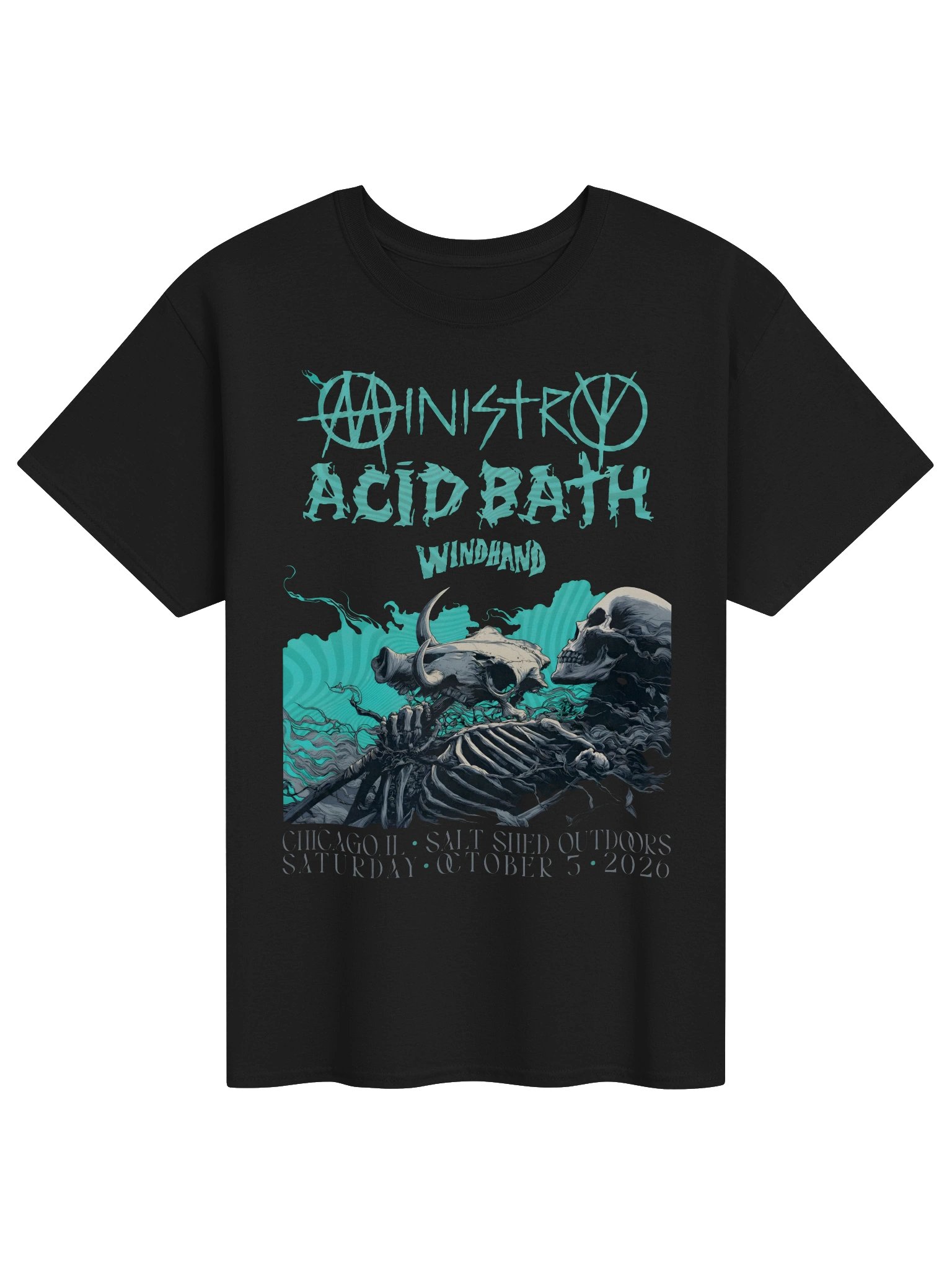 Acid Bath X Ministry With Twin Tribes And Windhand Chicago T-Shirt product image (1)