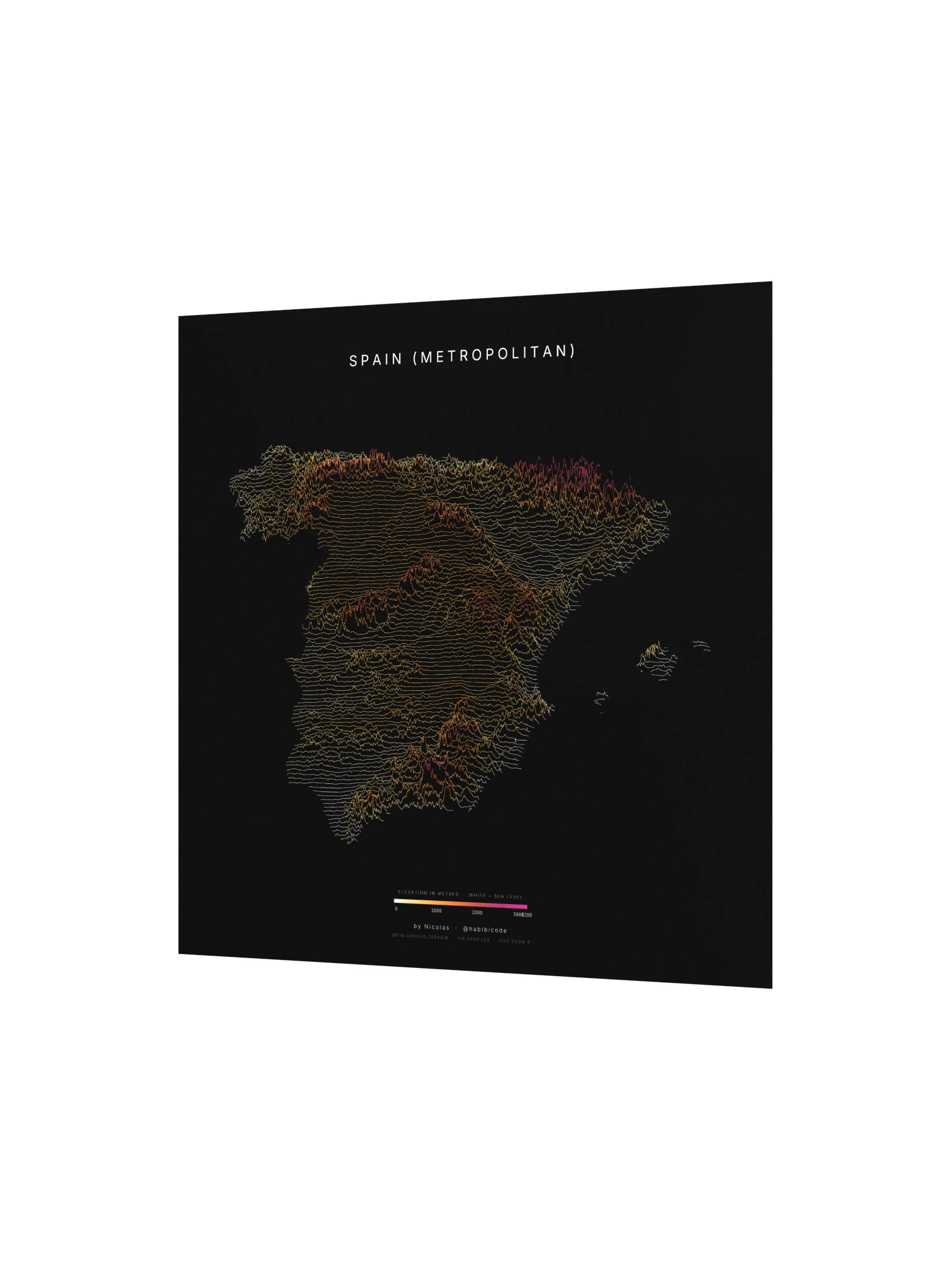 Ridgeline Poster - Spain (Metropolitan) product image (2)